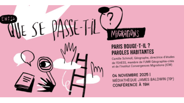 Camille Schmoll à la médiathèque James Baldwin