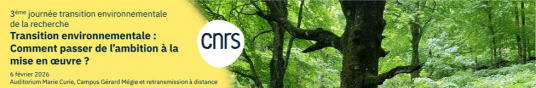 Troisième journée de la transition environnementale de la recherche